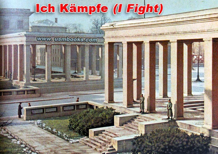 Nazi Honor Temples Munich with SS guards 